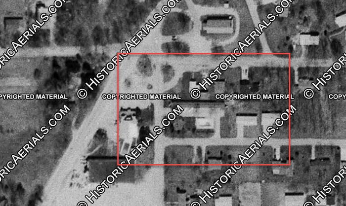 Wil-O-Paw Motel - 1969 Aerial (newer photo)